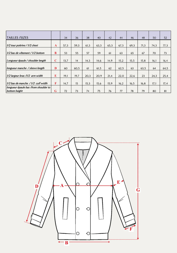 
                  
                    Load image into Gallery viewer, Pattern Coat CLIFF
                  
                