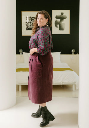 
                  
                    Load image into Gallery viewer, Pattern Skirt SILVANA
                  
                
