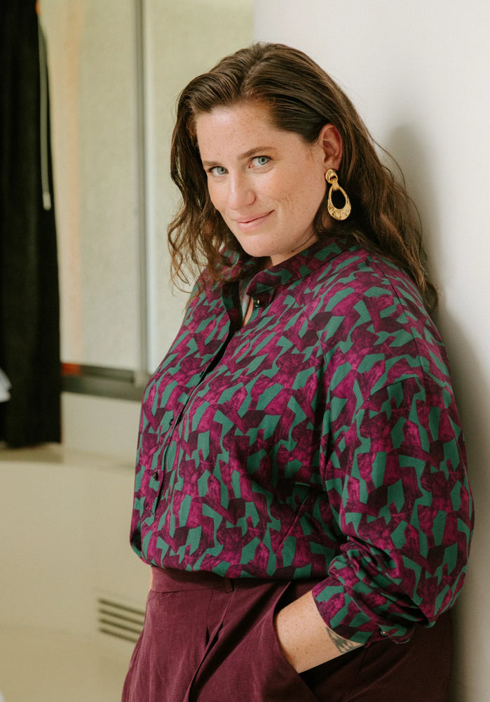 
                  
                    Load image into Gallery viewer, Pattern Shirt VITTORIA
                  
                