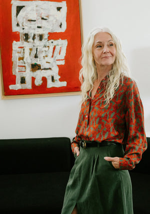 
                  
                    Load image into Gallery viewer, Pattern Shirt VITTORIA
                  
                
