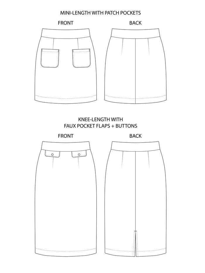 
                  
                    Load image into Gallery viewer, Pattern Skirt RAMONA
                  
                