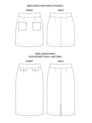 
                  
                    Load image into Gallery viewer, Pattern Skirt RAMONA
                  
                