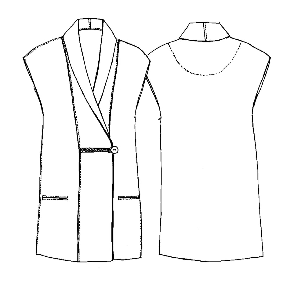 
                  
                    Load image into Gallery viewer, Pattern Vest TORINO
                  
                