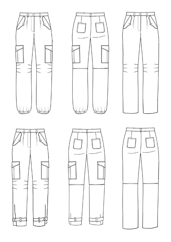 
                  
                    Load image into Gallery viewer, Pattern Trousers TREMPLIN
                  
                