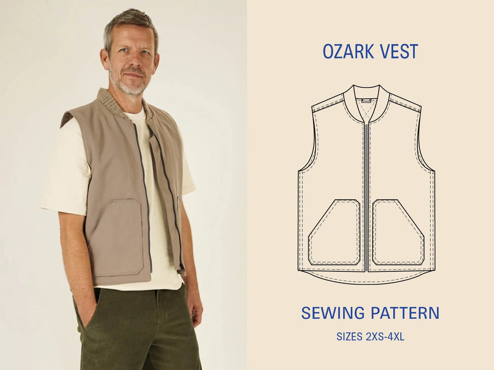 
                  
                    Load image into Gallery viewer, Pattern OZARK Vest
                  
                