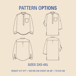 
                  
                    Load image into Gallery viewer, Pattern MEN&amp;#39;S Tunic
                  
                