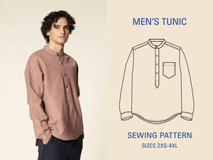
                  
                    Load image into Gallery viewer, Pattern MEN&amp;#39;S Tunic
                  
                