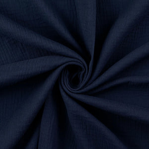 
                  
                    Load image into Gallery viewer, Double Gauze Navy Blue
                  
                