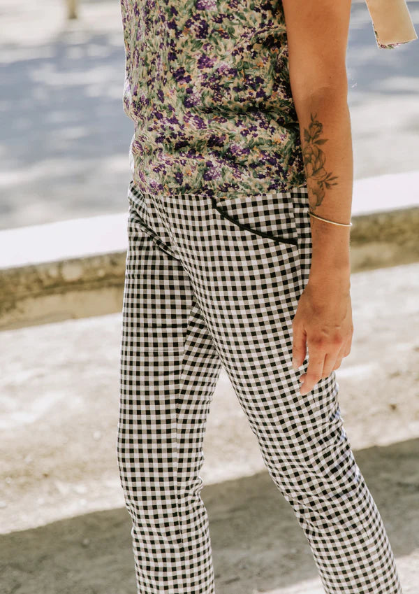 
                  
                    Load image into Gallery viewer, Pattern Cigarette Trousers LOULOU
                  
                