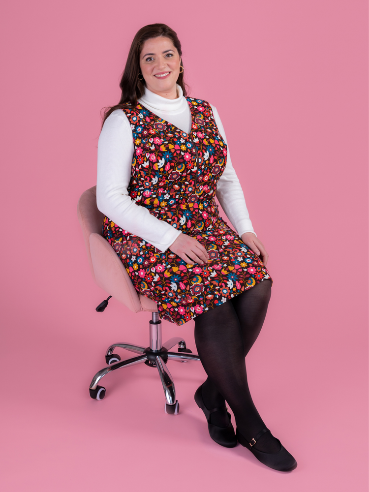 
                  
                    Load image into Gallery viewer, Pattern Pinafore Dress NOA
                  
                