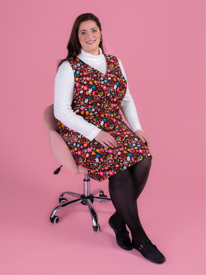 
                  
                    Load image into Gallery viewer, Pattern Pinafore Dress NOA
                  
                