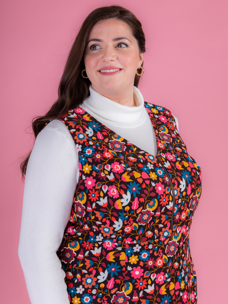 
                  
                    Load image into Gallery viewer, Pattern Pinafore Dress NOA
                  
                