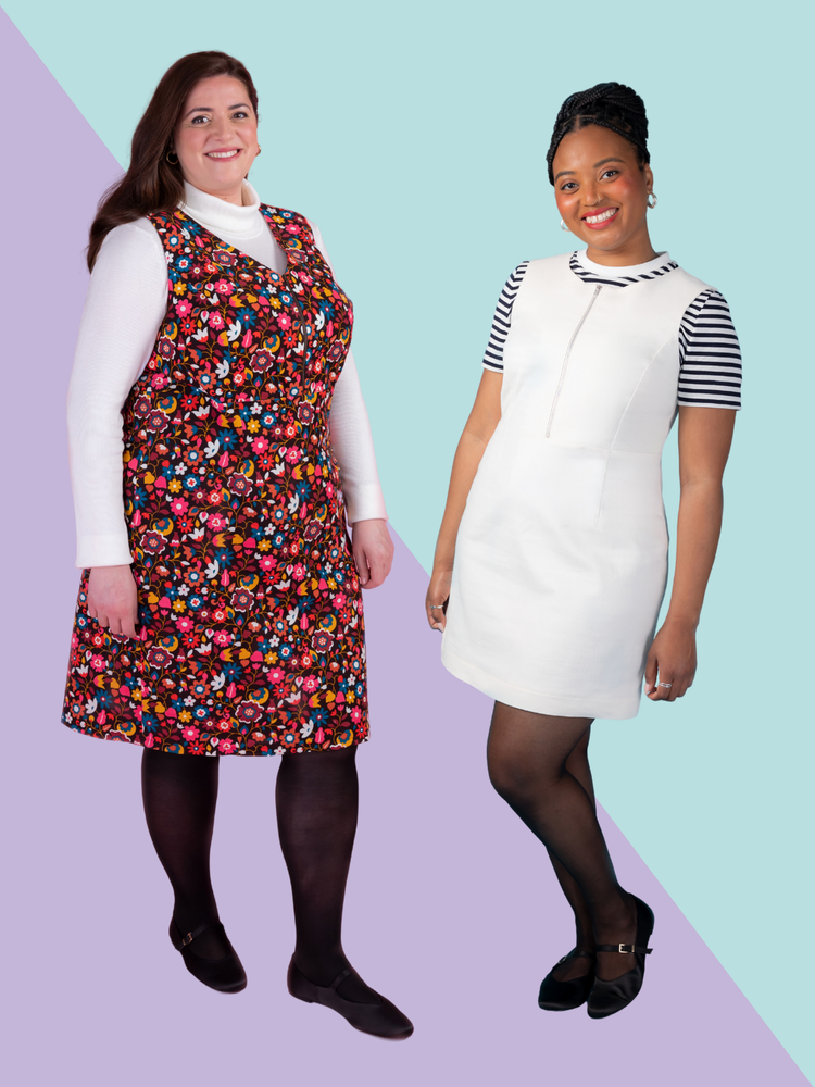 Pattern Pinafore Dress NOA