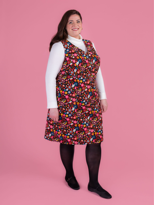 
                  
                    Load image into Gallery viewer, Pattern Pinafore Dress NOA
                  
                