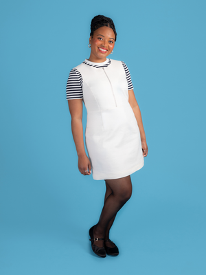 
                  
                    Load image into Gallery viewer, Pattern Pinafore Dress NOA
                  
                