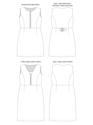 
                  
                    Load image into Gallery viewer, Pattern Pinafore Dress NOA
                  
                