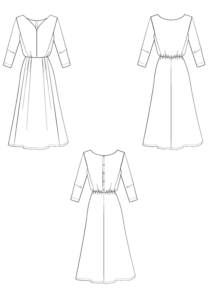 
                  
                    Load image into Gallery viewer, Pattern Dress NOTTE
                  
                