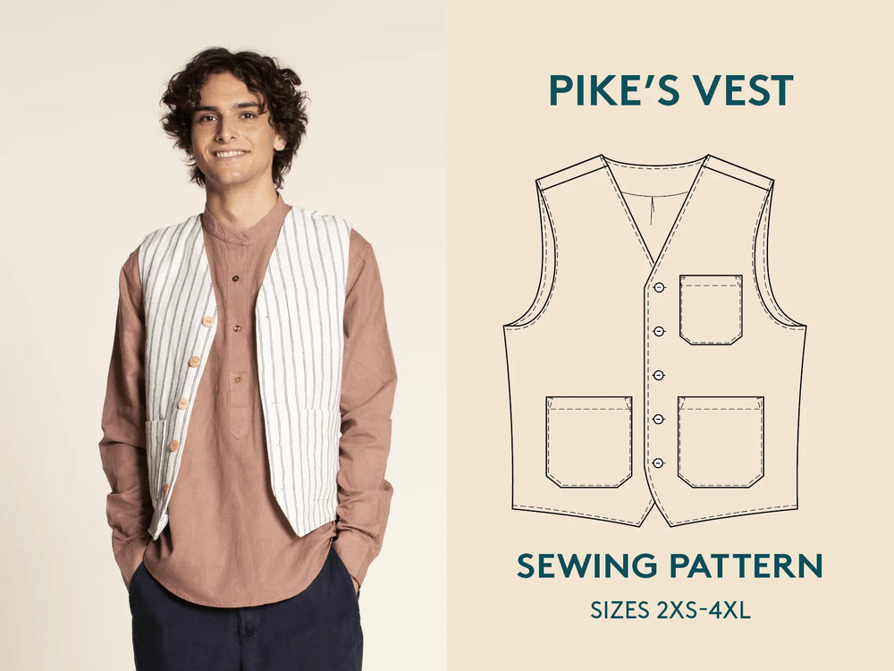 
                  
                    Load image into Gallery viewer, Pattern PIKE&amp;#39;S Vest
                  
                