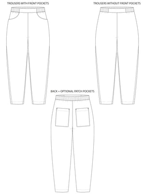 
                  
                    Load image into Gallery viewer, Pattern Trousers WINNIE
                  
                