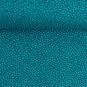 
                  
                    Load image into Gallery viewer, Cotton Poplin Tiny Dots Dark Turquoise
                  
                
