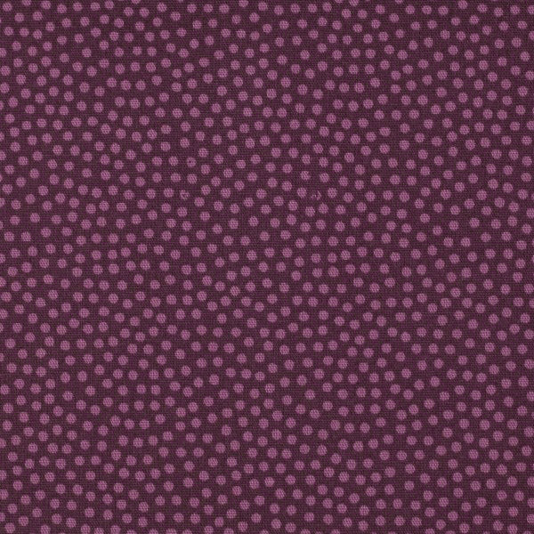 Cotton Poplin Tiny Dots Burgundy