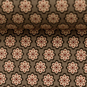 
                  
                    Load image into Gallery viewer, Cotton Julia Flowers Taupe
                  
                