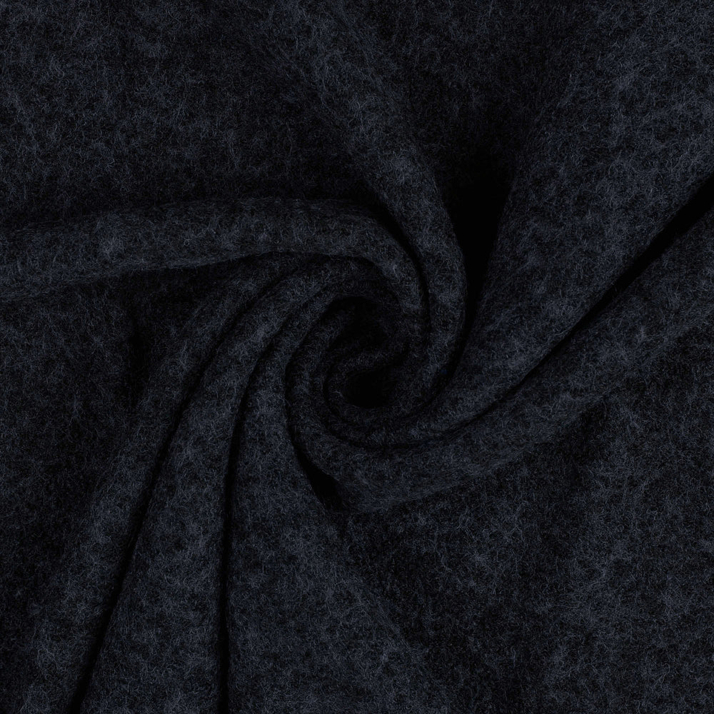 Wool Boucle Dark Grey