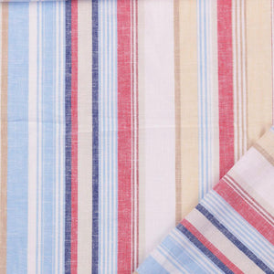 
                  
                    Load image into Gallery viewer, Viscose/Linen Stripes Blue
                  
                
