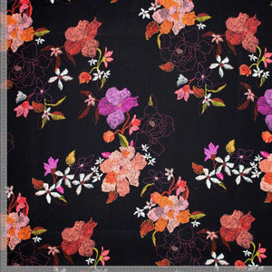 
                  
                    Load image into Gallery viewer, Woven Viscose Jacquard Flowers
                  
                