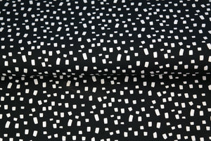 
                  
                    Load image into Gallery viewer, Cotton Poplin Spots Black
                  
                