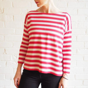 
                  
                    Load image into Gallery viewer, Pattern Boat Tee MANDY
                  
                