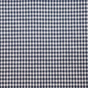 
                  
                    Load image into Gallery viewer, Gingham Cotton White/Dark Blue
                  
                