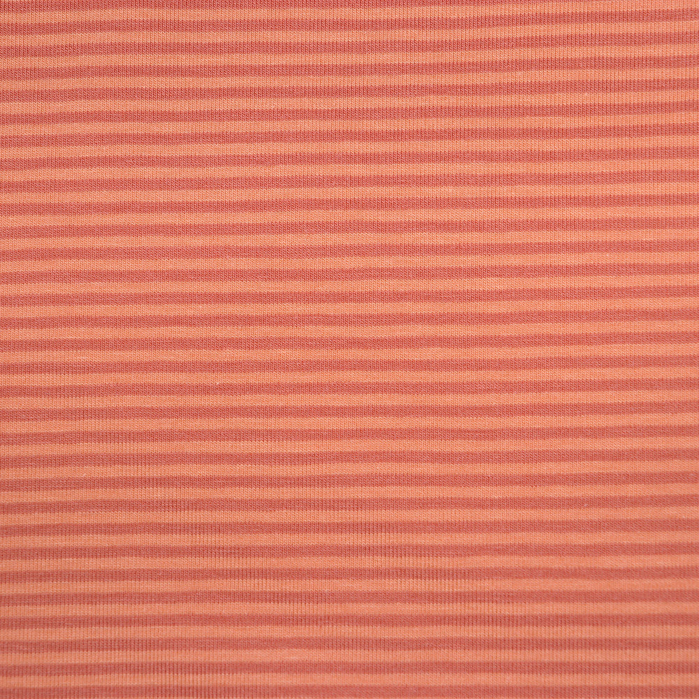 
                  
                    Load image into Gallery viewer, Jersey Fine Stripes Orange
                  
                