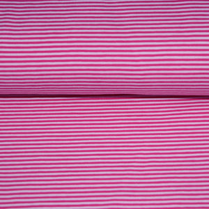 
                  
                    Load image into Gallery viewer, Jersey Fine Stripes Pink
                  
                