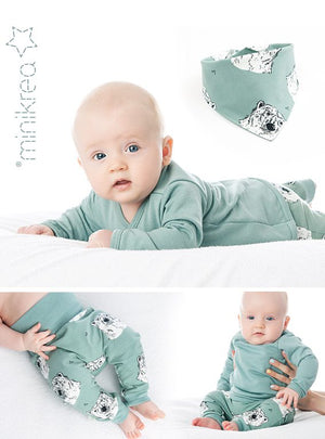
                  
                    Load image into Gallery viewer, Pattern Baby Set With Bib
                  
                