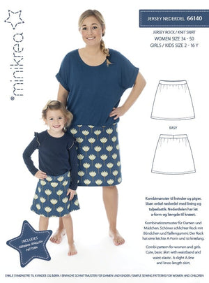 
                  
                    Load image into Gallery viewer, Pattern Jersey Skirt
                  
                