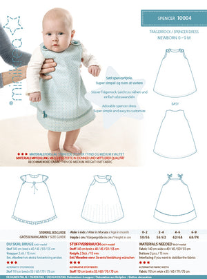 
                  
                    Load image into Gallery viewer, Patterns Spencer Dress Pattern Baby
                  
                