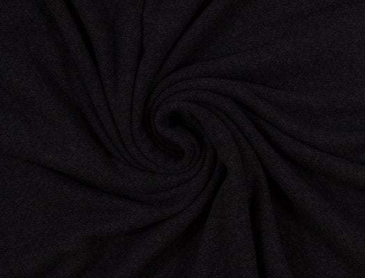 Wool Knit Jersey Black