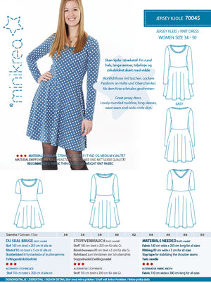 Pattern Skater Dress Dots 'n' Stripes Pattern Skater Dress Dots 'n' Stripes