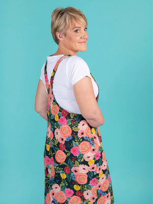 
                  
                    Load image into Gallery viewer, Pattern Pinafore Dress CLEO
                  
                