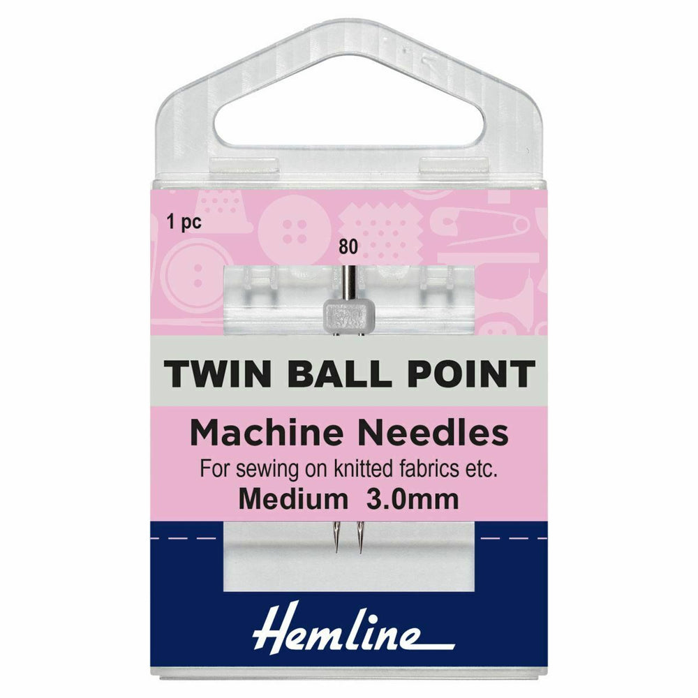 Twin Ballpoint Needles 3mm